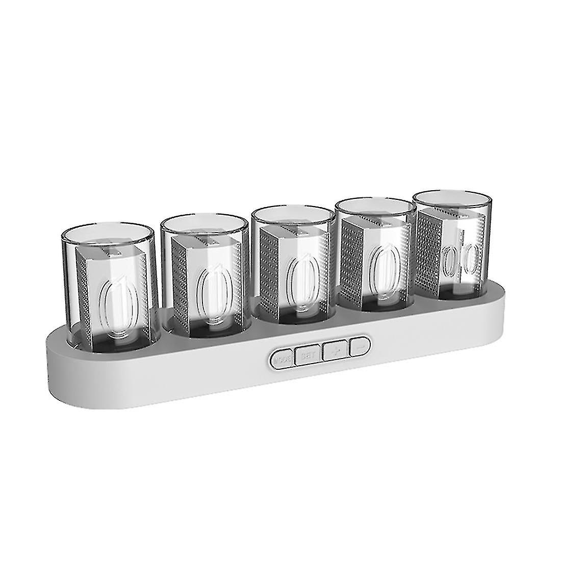 Nixie Tube Clock Digital Variable Color Clock Led Digital Clock Desk Led Desktop Home Decor Rgb Led