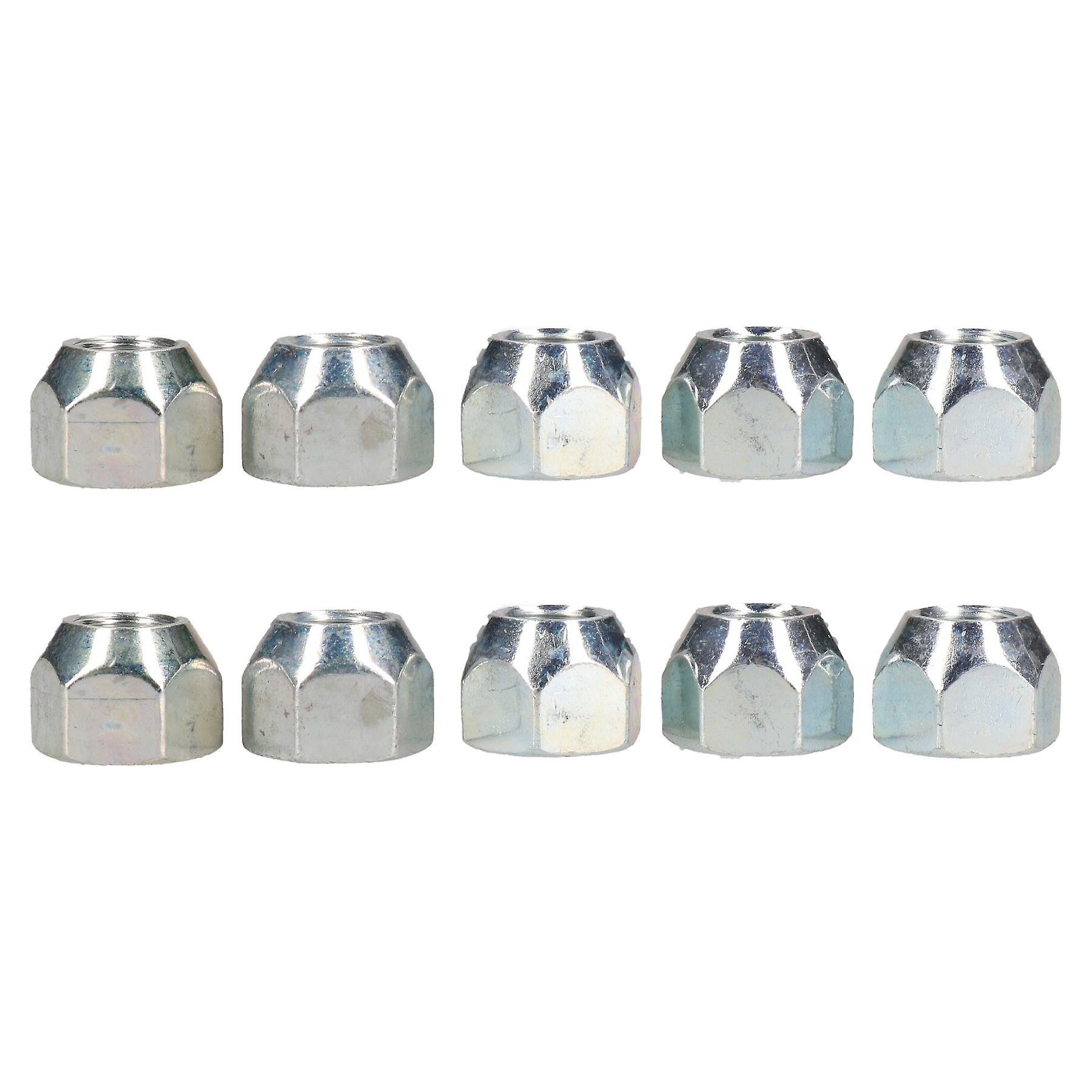 7/16" UNF Conical Wheel Nuts Pack of 10 for Trailer Caravan Suspension Hubs