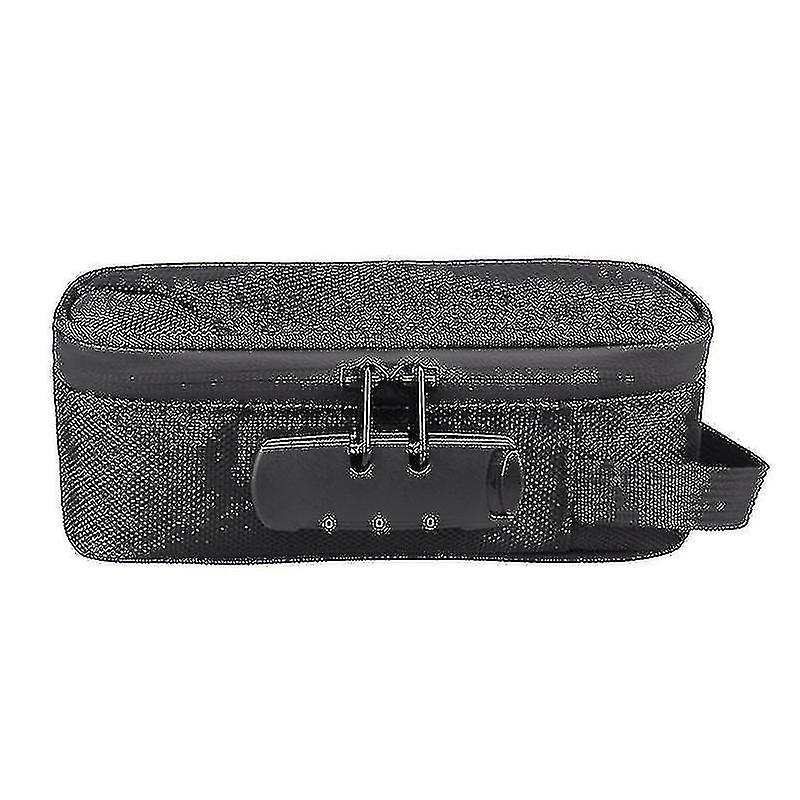 Smoking Smell Proof Stash Case Bag With Combination Lock Carbon Lined Container Organizer For Tobacco Weed Storage Case