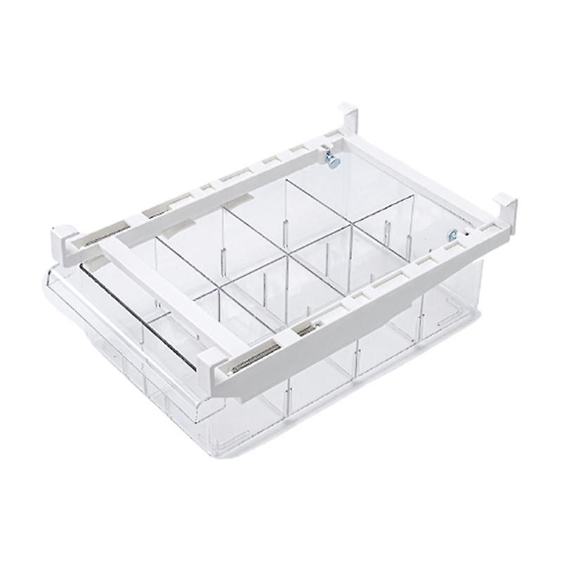 1/4/8 Compartment Multi-function Drawer Storage Box Organizer for Refrigerator