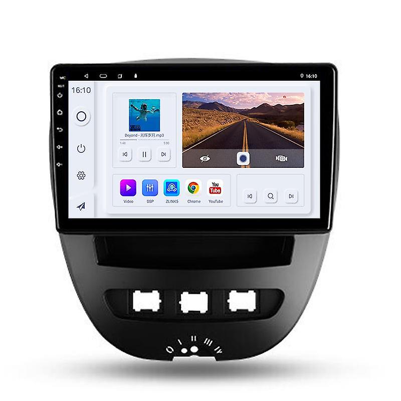 Car Radio Android Navigation Player For Peugeot 107 Toyota Aygo 2005 - 2014 Multimedia Stereo Video