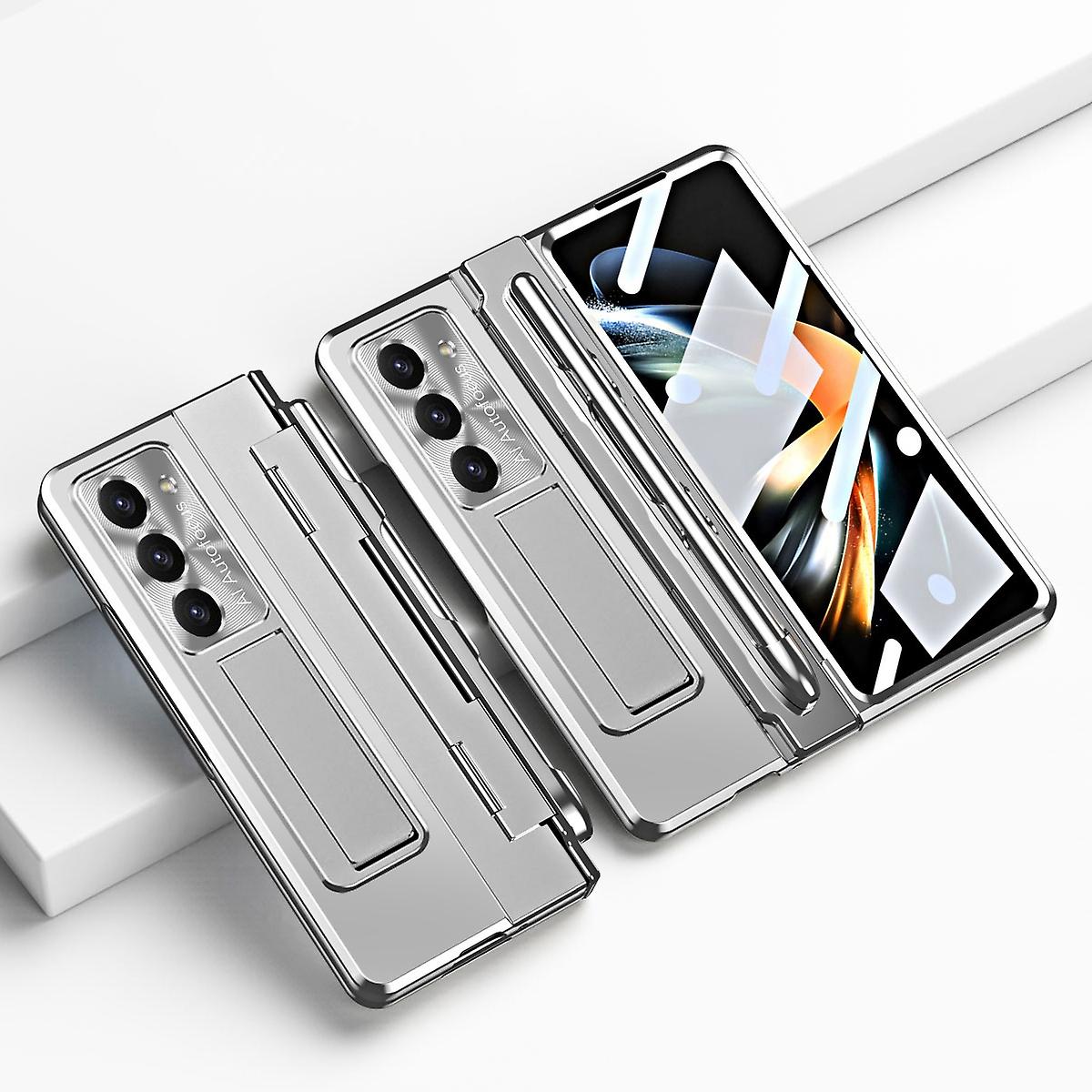 For Samsung Galaxy Z Fold5 5G Case with Stand, Pen Holder and Pen