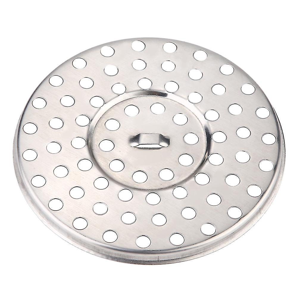 Siphon de sol rond en acier inoxydable de 8,5 cm de diamètre pour douche et balcon