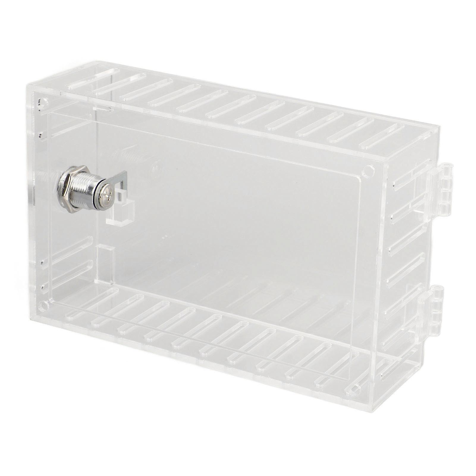 Thermostat Lock Box Universal Large Transparent Thermostat Protective Guard for Thermostat On Wall