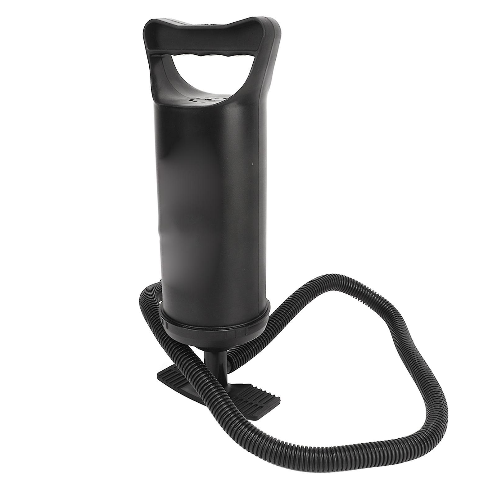 Hand Air Pump High Power 2 Way Quick Portable Manual Inflation Pump with 2 Nozzles for Swimming Ring Mattress 