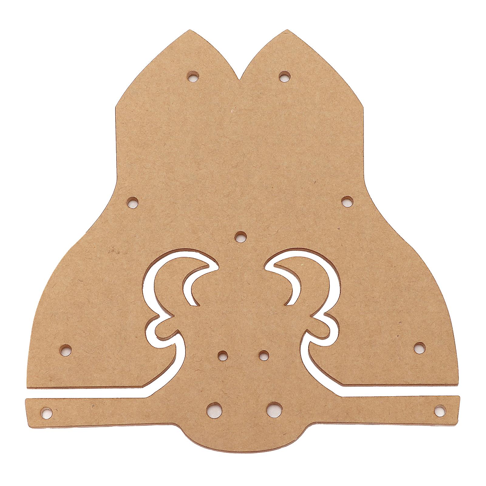 CalfShape Acrylic Template: DIY Transparent Leather Craft Tool with Protective Layer for Gifts