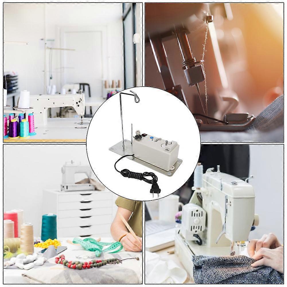 Automatic Bobbin Winder Line Holder Kit 220V Plastic 16.5x7x9cm