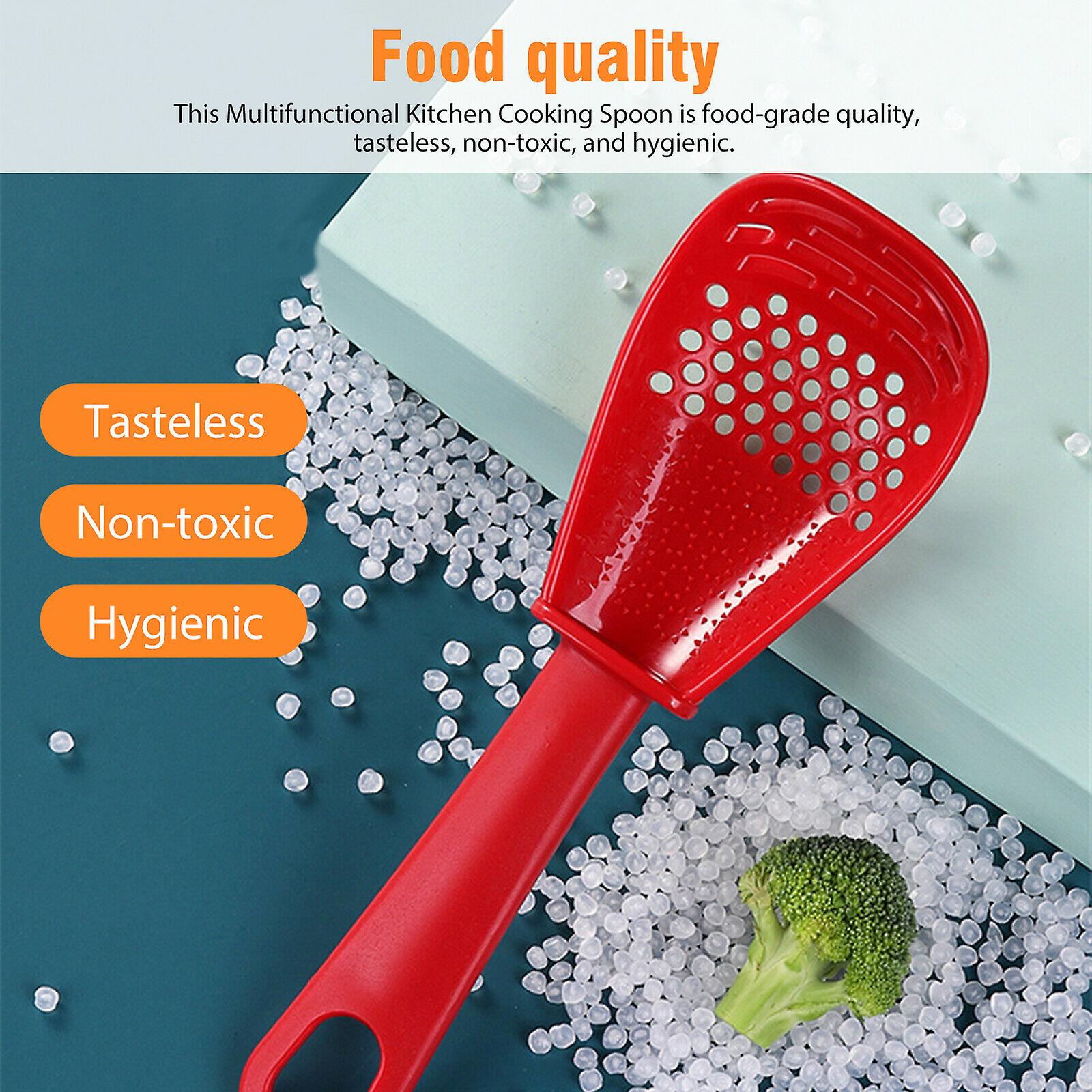 1/2PCS Kitchen Multifunctional Cooking Spoon Soup Skimmer Utensil Heat Resistant