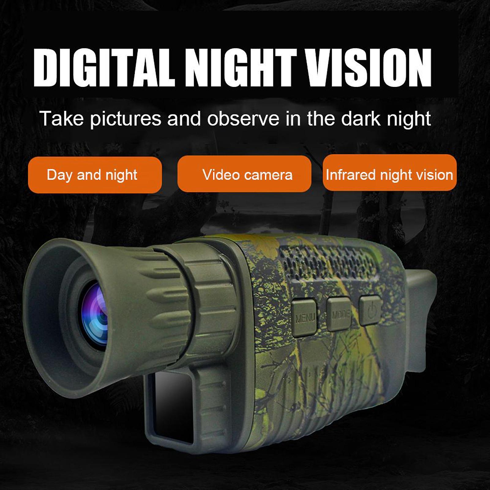 Night Vision Monocular 1.5 Inch Display Night Vision Scope IR Sensor with 36MP Multifunction Night Vision Device