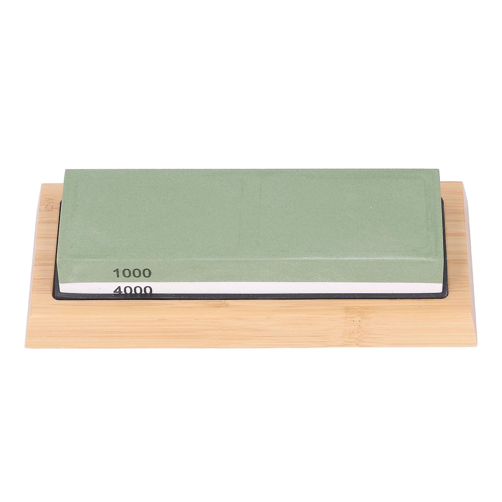 Knife Sharpening Stone Set Professional Whetstone Sharpener Kit 2 Side 1000/4000 Grit