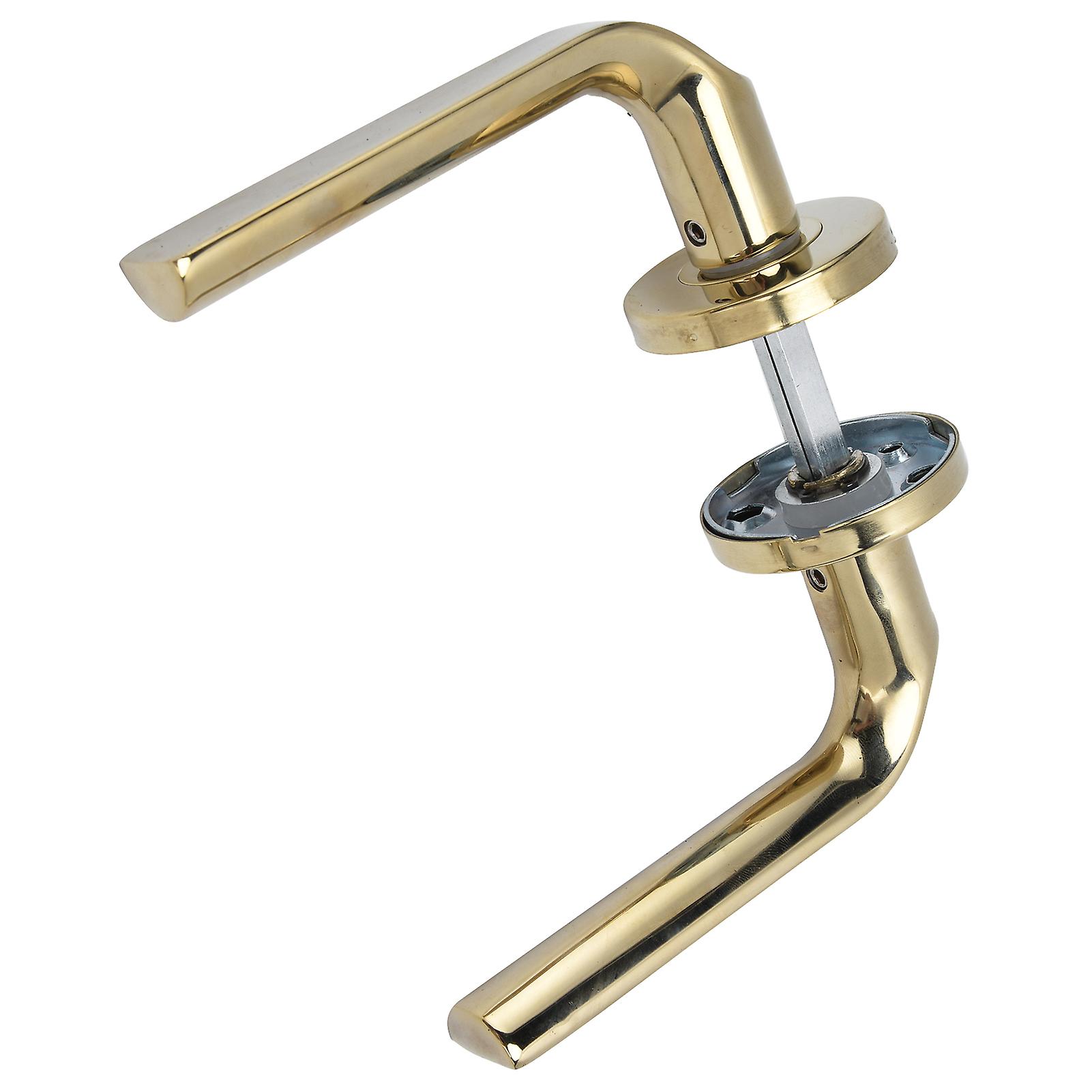 Mute Gold Mechanical Door Lock Set with Keys 13cm Handle