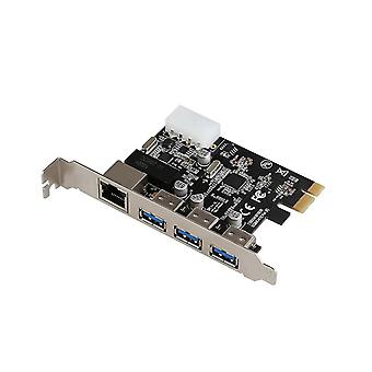Pcie Slot To Rj45 Usb 3.0 Pcie Expansion Card,with Gigabit Ethernet Controller Pci Express Adapter For Desktop Pc