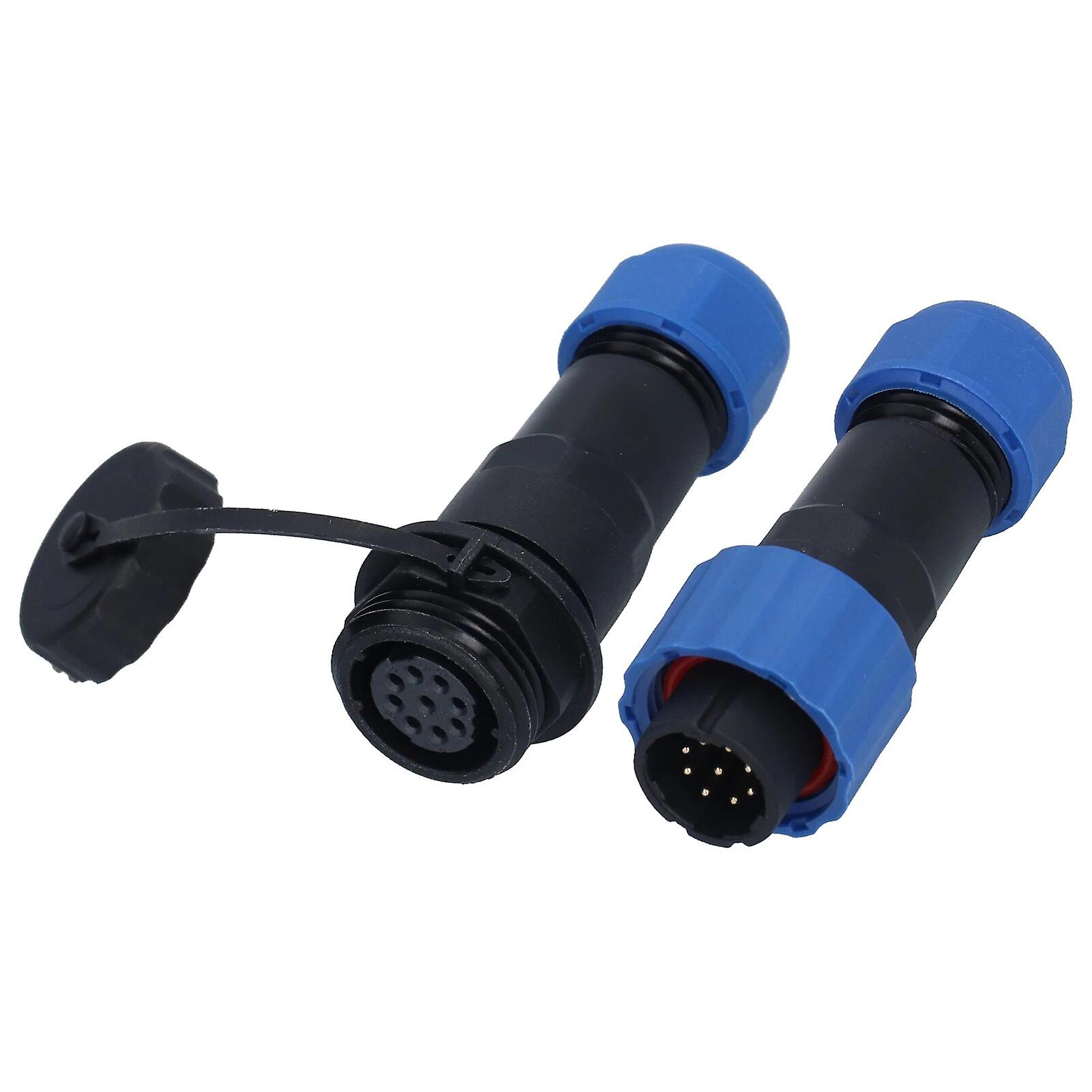 Waterproof plug socket aviation power connector stable connection for electronic equipment~7556