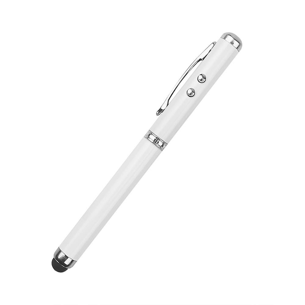 Soft Rubber Tip Touch Screen Stylus Pen LED Laser Pointer Ball Capacitive Stylus Pencil For Smart Cell Phone Tablet PC