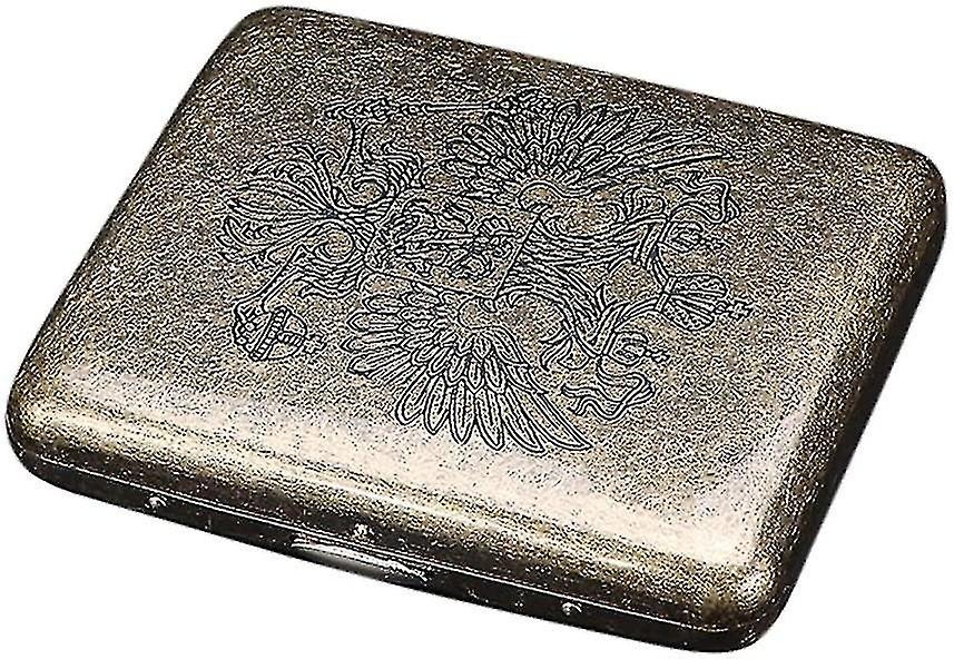 Retro cigarette box, metal cigarette box, engraved cigarette box, cigarette box, retro metal cigaret