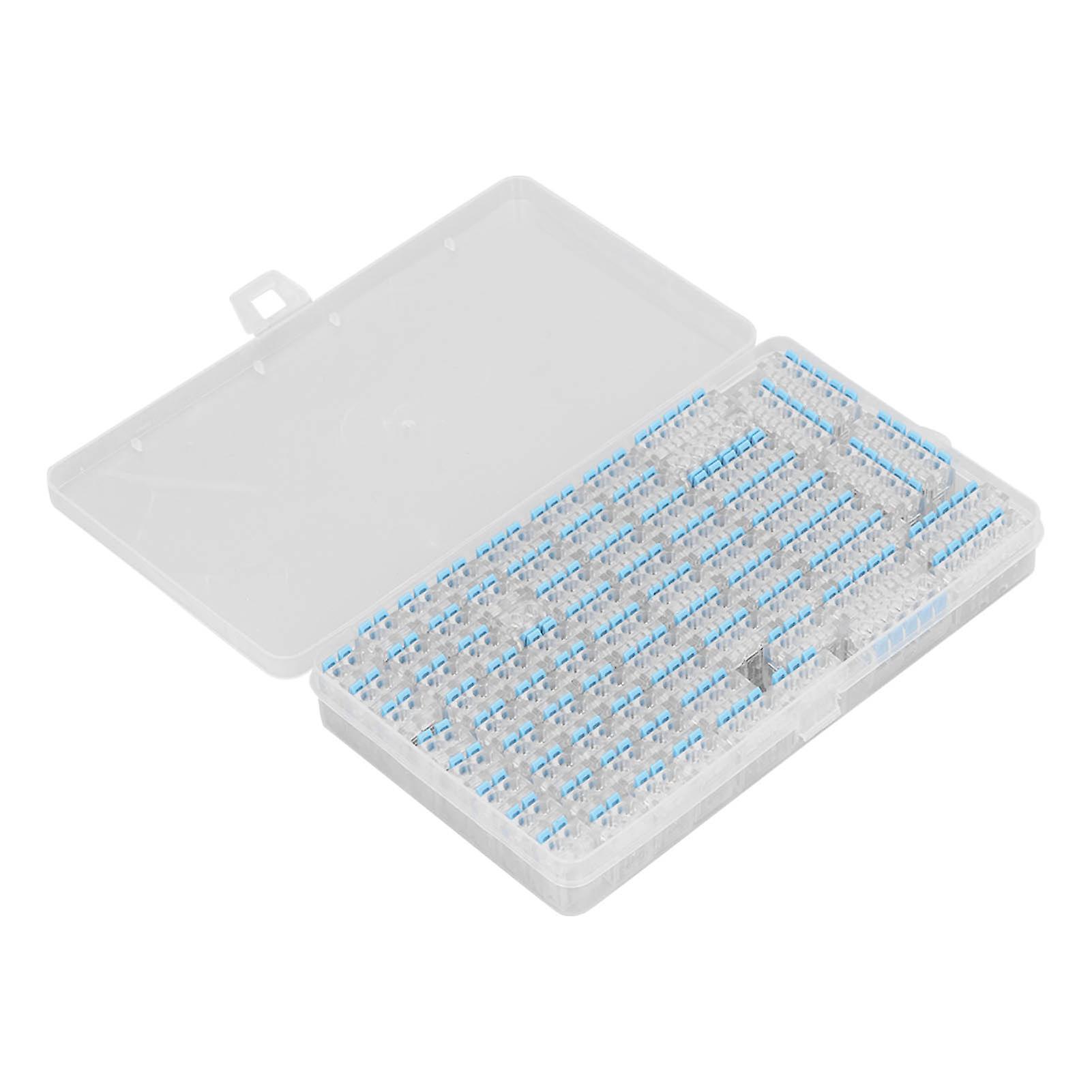 For 75pcs Lever Wire Connector Kit Splicing Quick Wiring Cable Assortment Pack Push