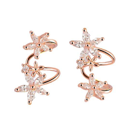 Chic Lady Ear Clip Irregular Elegant Decorative