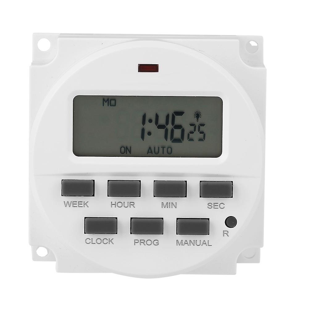 7 zile săptămânal programabil LCD Timer Switch Time Releu cu funcție digitală 200 - 250VAC