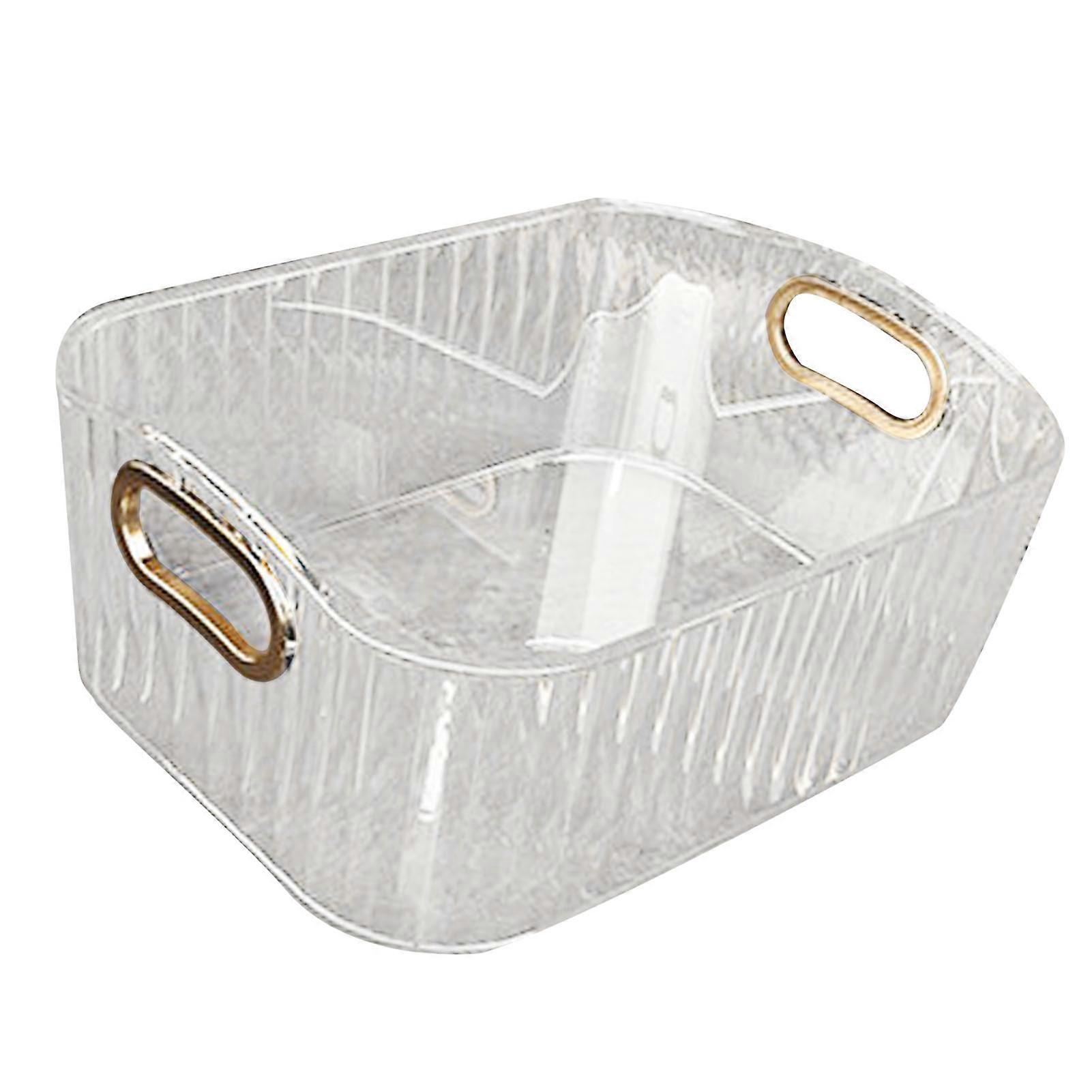 Desktop Storage Box Large Capacity Lightweight Multifunction Desk Organizer Storage Bin for Jewelry Masks Cosmetics Snacks