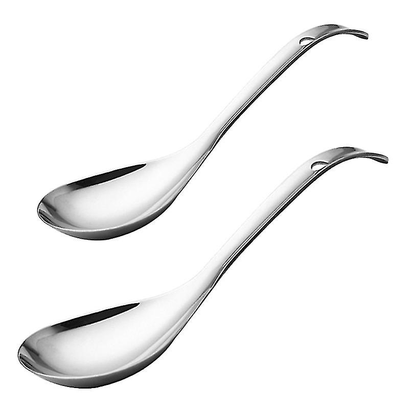 2pcs Thickened Soup Spoon