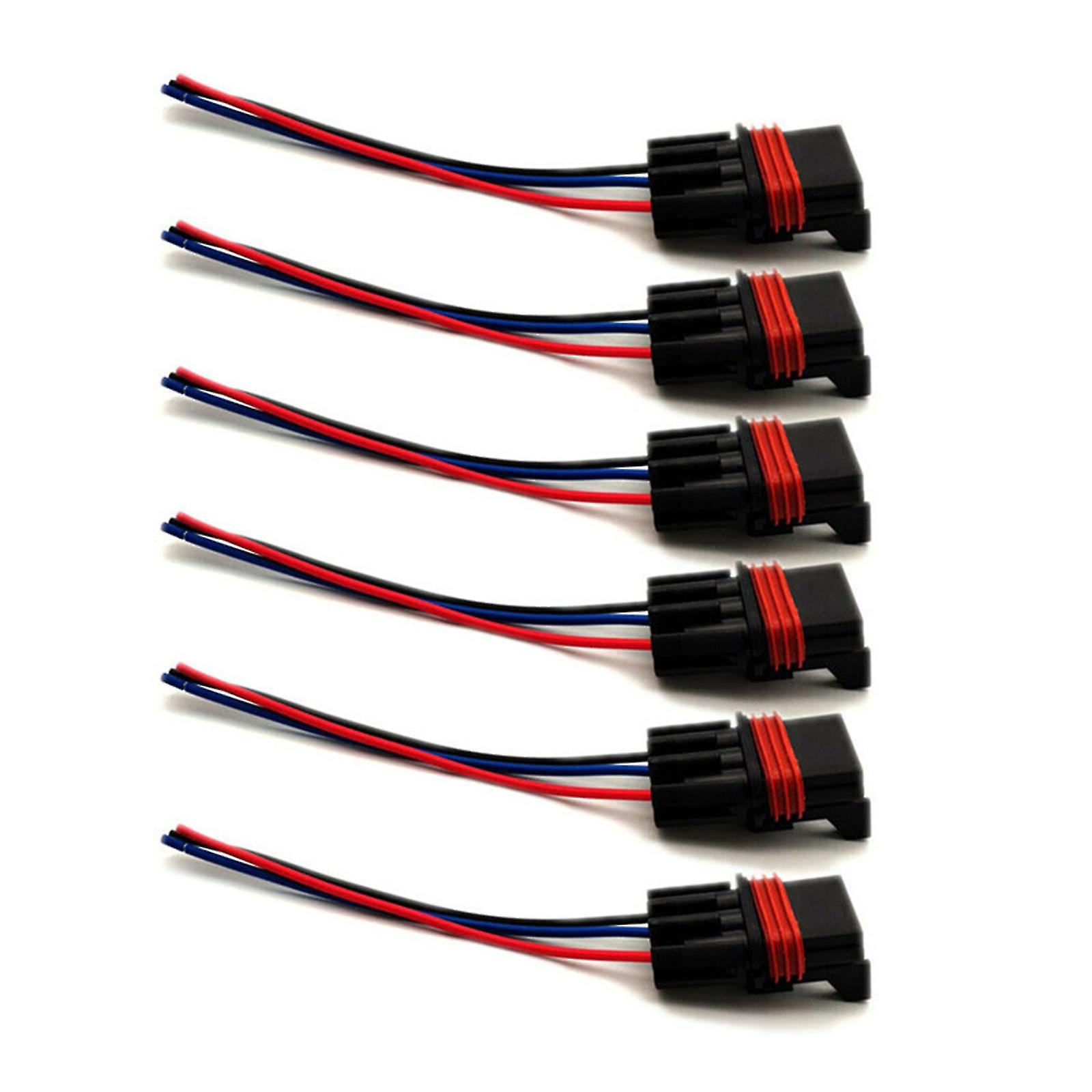 6pcs Durable Pulse Power Plug Harness Connector Pigtail For 2018-2019 Xp100 Rs1