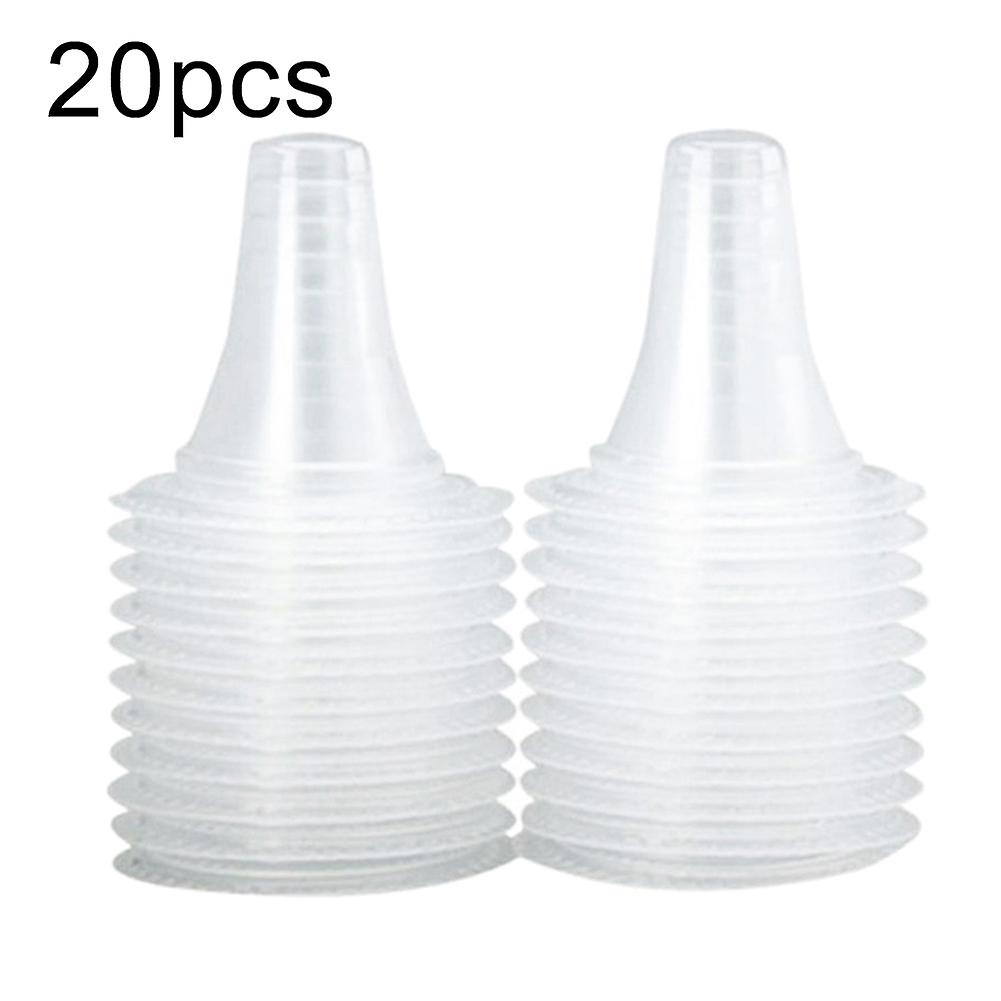 20PCS PP Plastic Ear Thermometer Probe Protective Cover Replacement Accessory for Braun