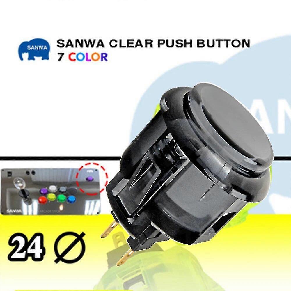 יפן Sanwa Obsc-30 לחצן שקוף ברור עבור ארקייד Jamma Mame חלק משחק נתמך Ps4 פנדורה Pc פטל Pi