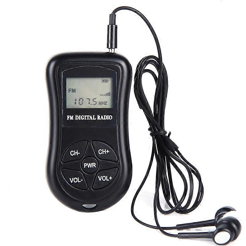 HRD-107 DSP Digital Display Portable Stereo FM Radio