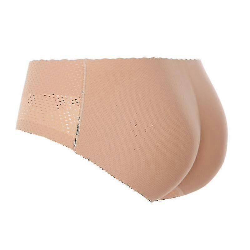 2pcs Kvinner Polstret Push Up Truser Butt Lifter Shaper Fake Bum Truser Undertøy