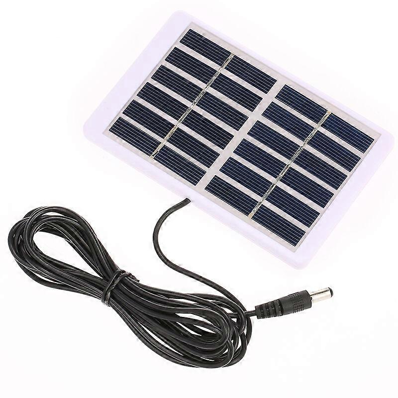 1.2W 6V laminated polycrystalline solar panel with plastic frame and 3M DC interface cable