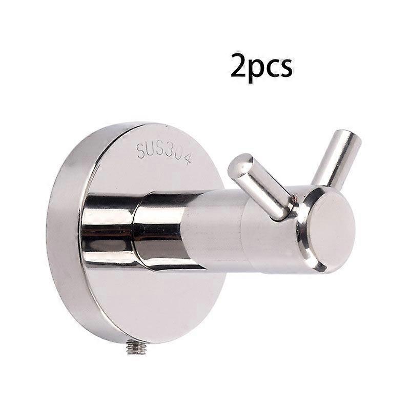 Stainless Steel Hooks Bathroom Hooks Kitchen Hooks-6*6cm,2pcs