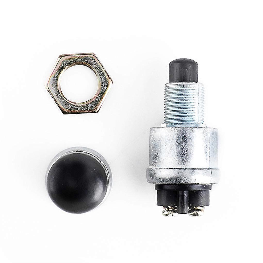 DC 12/24V Car Key Systems Key blade  Truck Ignition Engine Starter Replacement Start Momentary Switch Waterproof Push Button Automobile