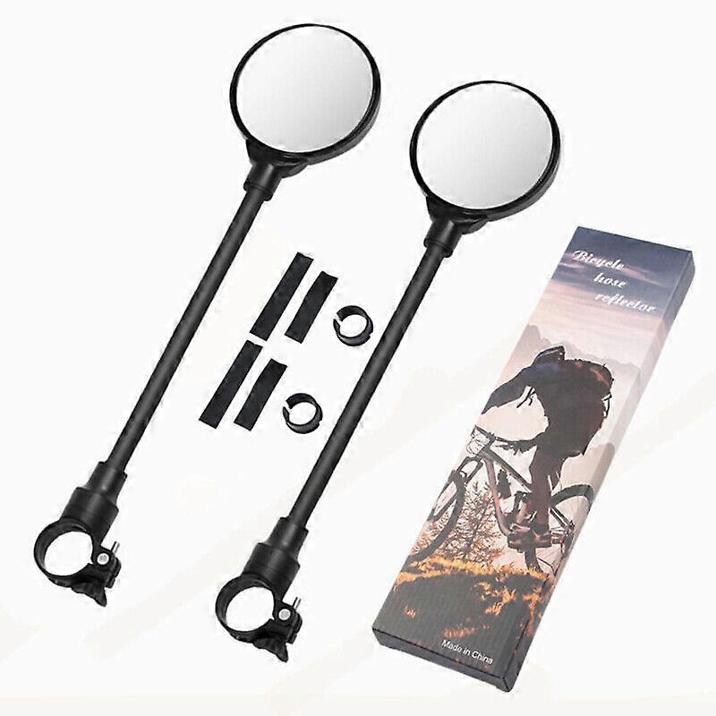 UK MTB Mountain Bike Rearview Mirror Bicycle Handlebar Convex Rear View Mirror