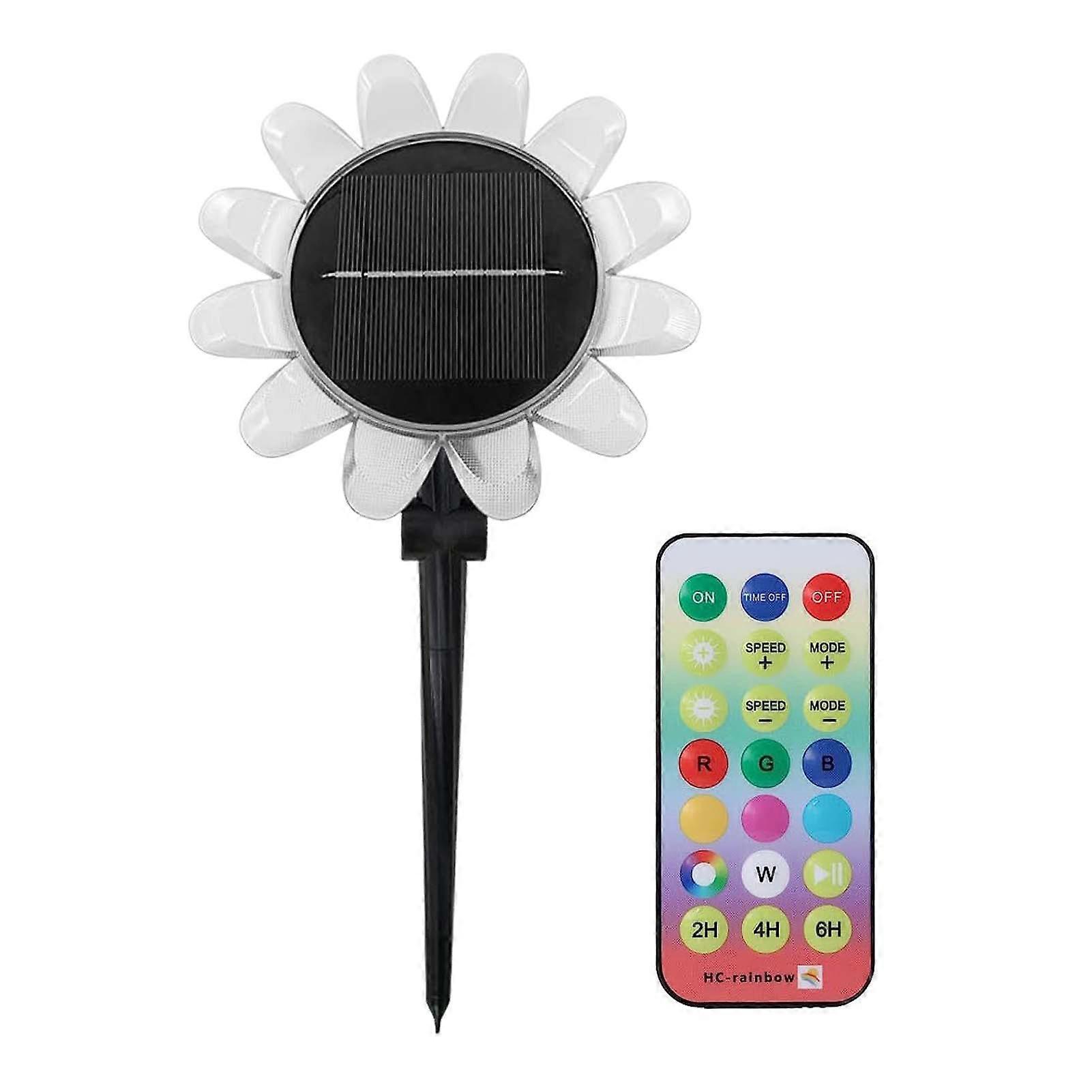 Floating Pool Lights Solar Pool Lights with Remote Control Flower-Shaped Glow Swimming Pond Lights LED Pool Accessories for Garden Yard