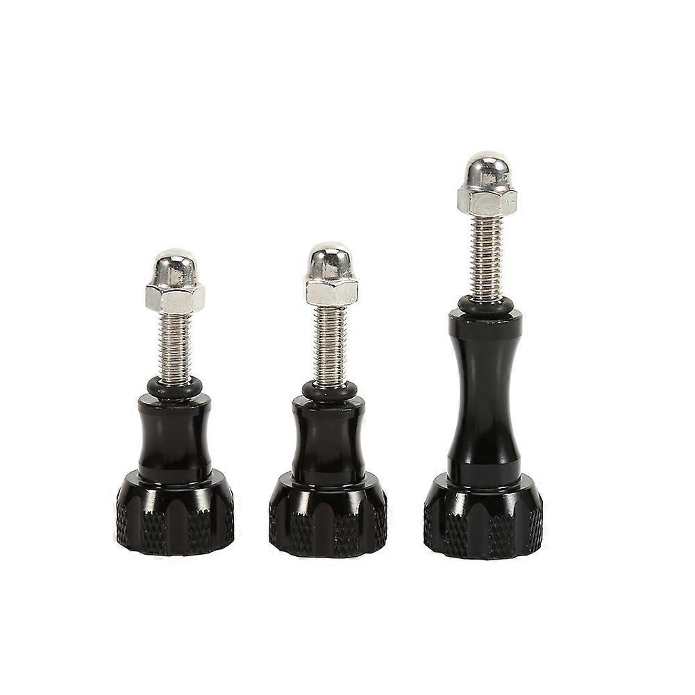 3pcs Durable Thumb Knob Fixing Screw Bolt Nut Set For Gopro Hero 4/3/3+/2 Camera