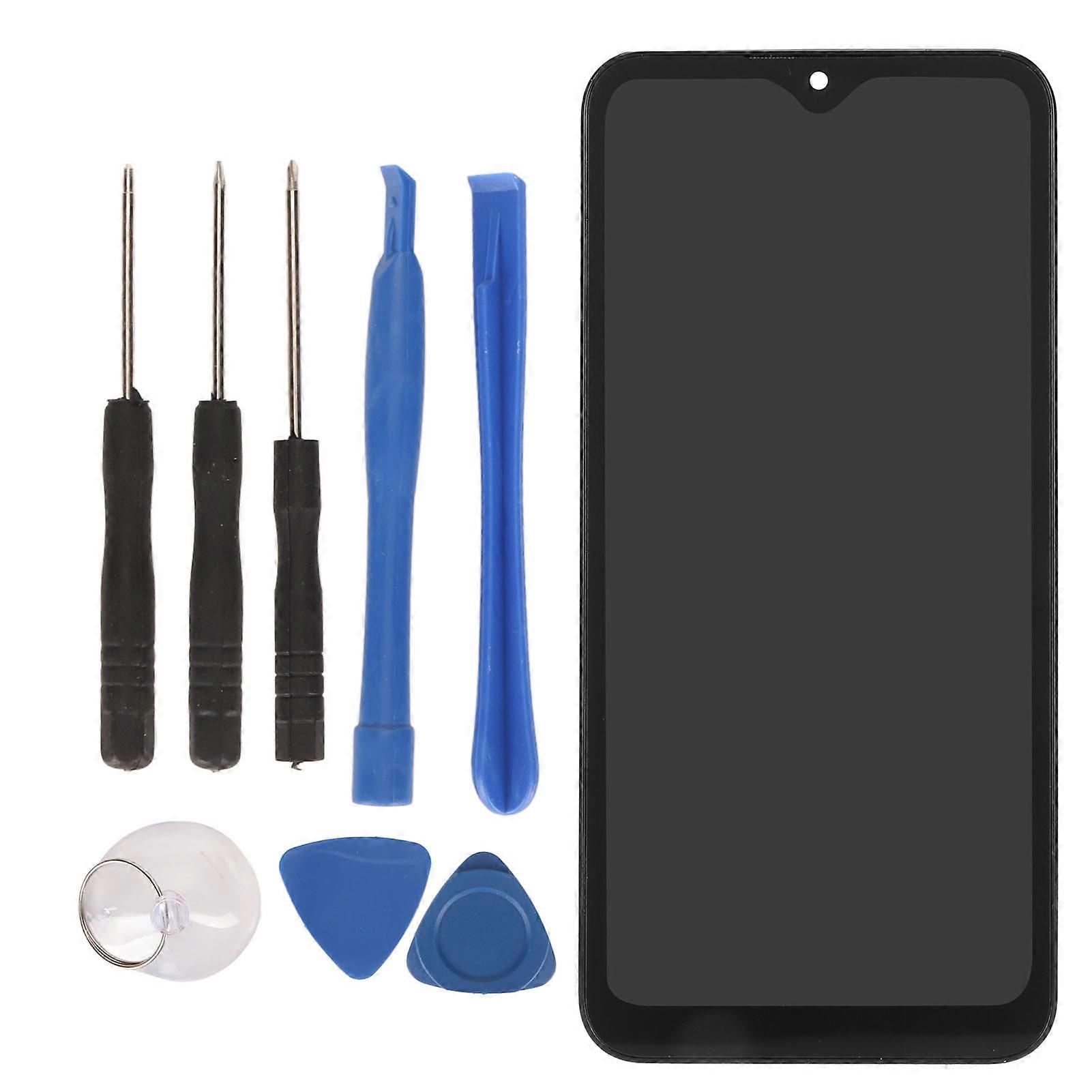 Screen Replacement Touch Screen Display Digitizer Assembly for Galaxy A24 2023 4G Phone with Frame Fingerprint Function Repair Tools
