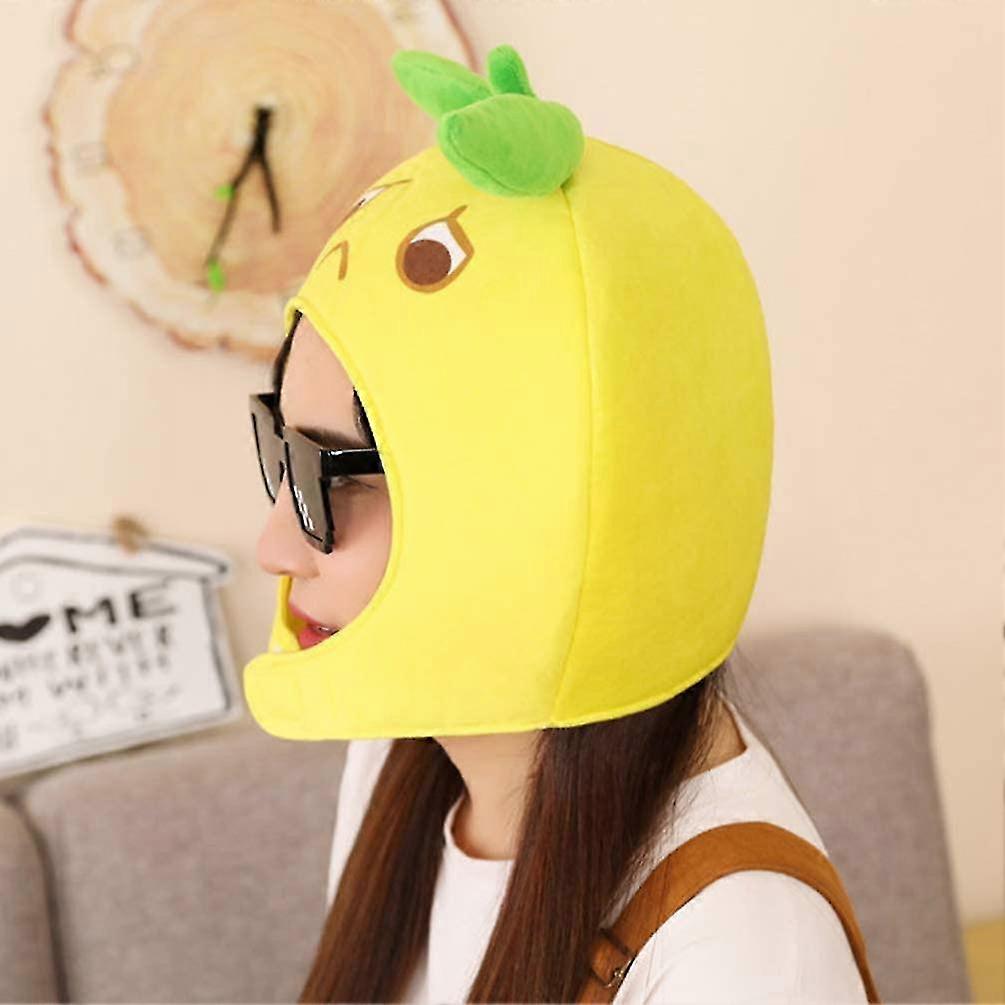 Garneck Chapeau Tête D'Oignon Peluche - Déguisement Cosplay Halloween Fun