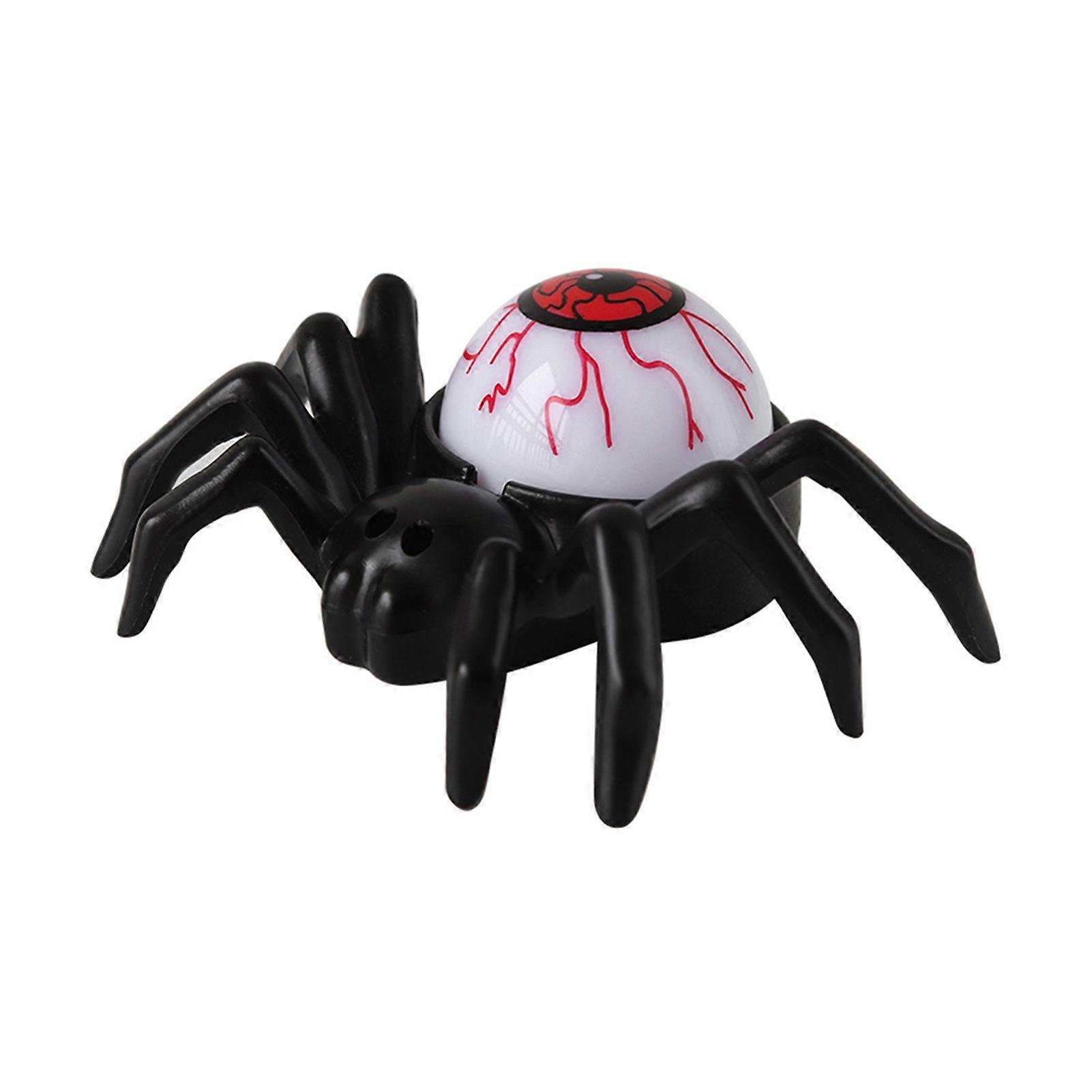 12PCS Scary Light-up Spiders Decorations Led Eyeball Light Battery Powered Indoor Outdoor Decoration