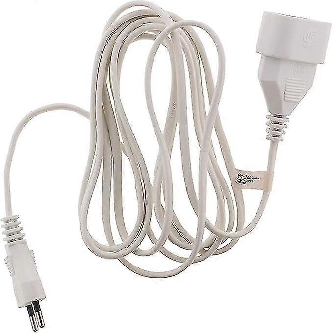Quality extension 2x 0.75 socket 6A White 1.5m