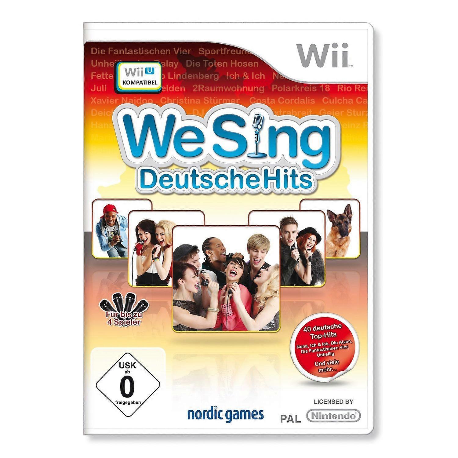 We Sing - Deutsche Hits Standard - Nintendo Wii - PAL - New & Sealed