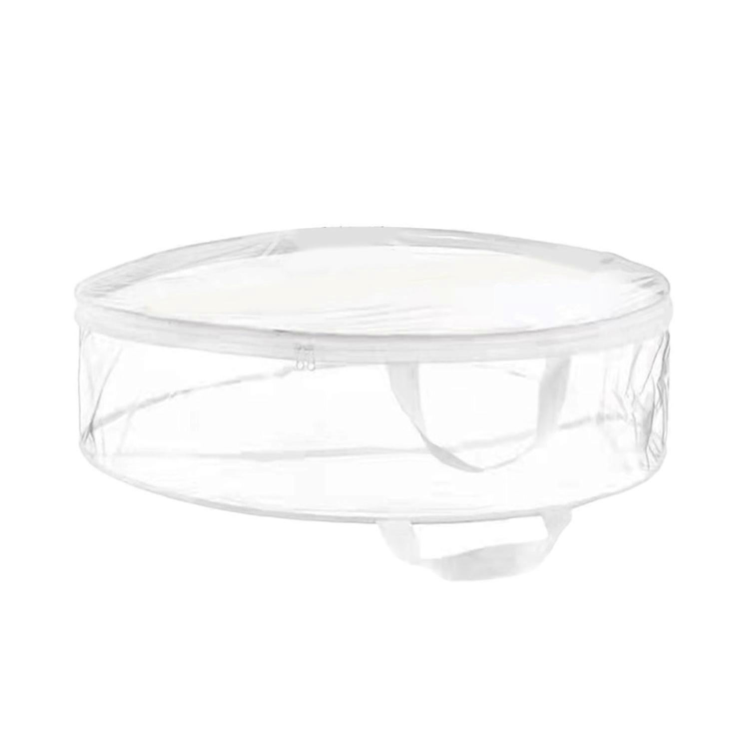 Wreath Storage Bag with Handle Large Capacity Reusable Heavy-duty Dust-proof Visible Transparent