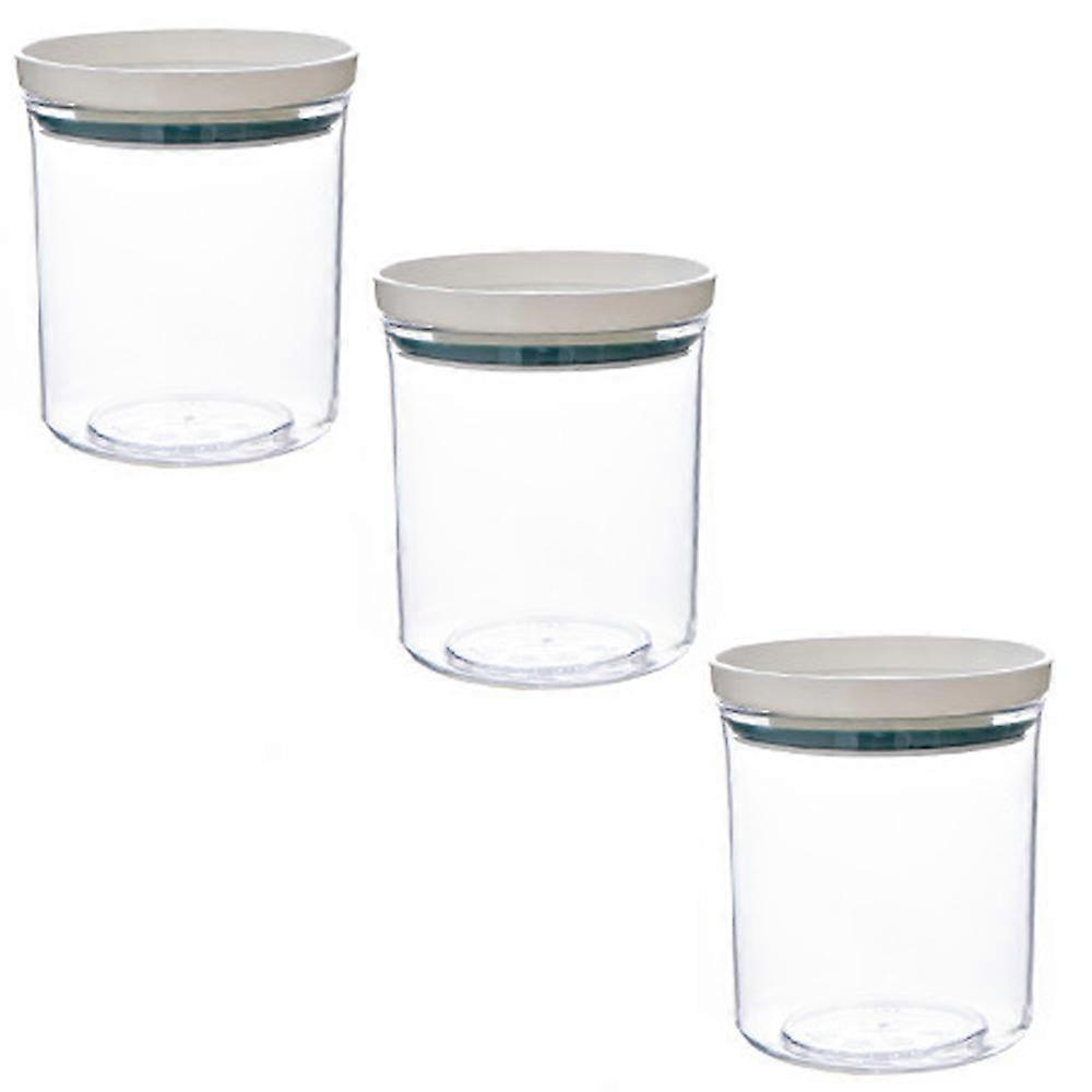 Food Storage Containers, Stackable Organization Canister Glass Jars
