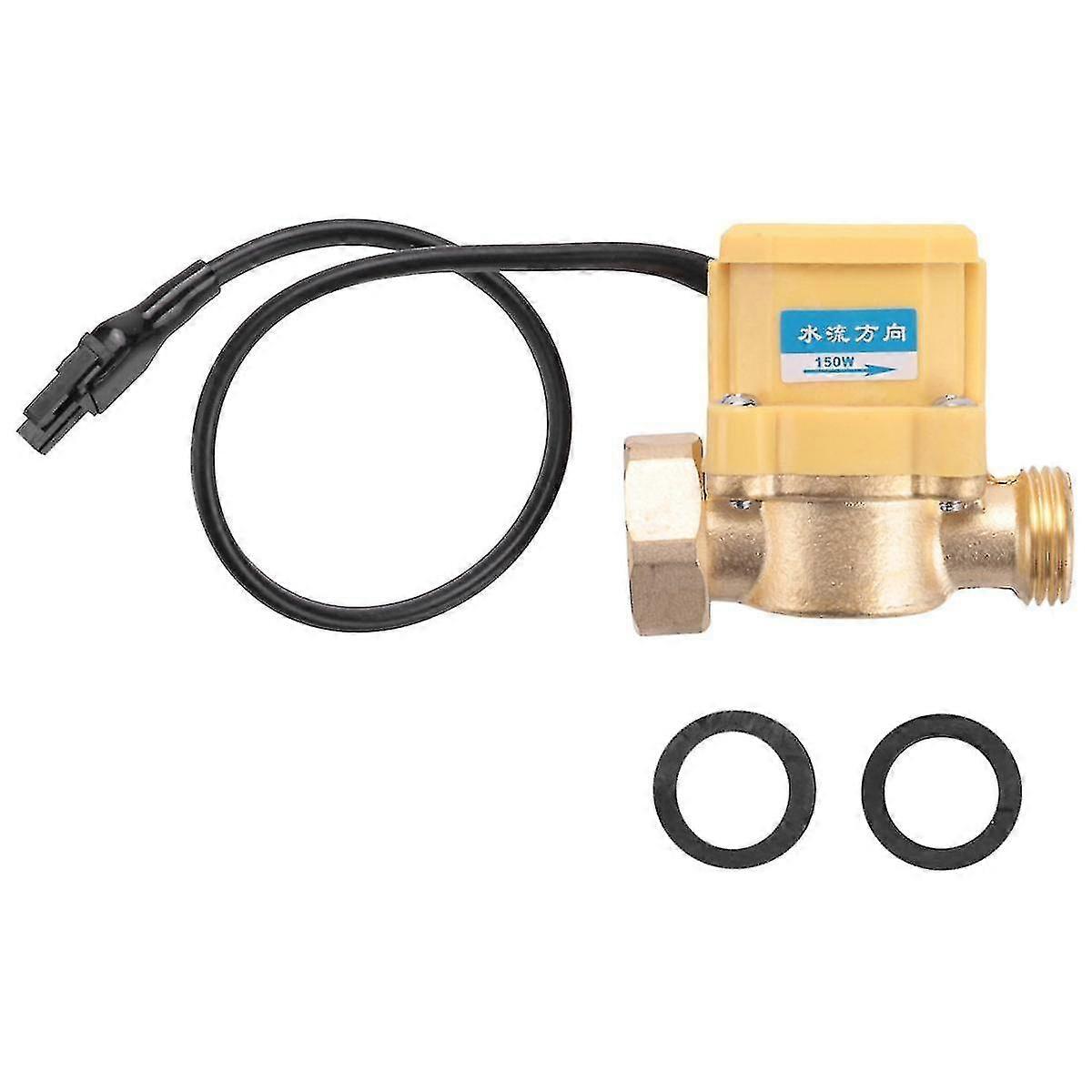 Male 3/4 Inch To 1/2 Inch Thread Connector Circulation Pump Automatic Water Flow Sensor Switch 150w