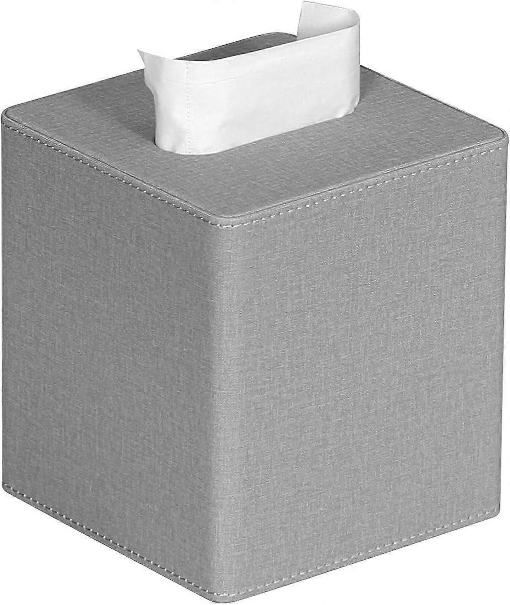 أنيق مربع مربع فو أنسجة جلدية مع القاع المغناطيسي للحمام, غرفة نوم أو مكتب