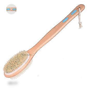 Zweiseitiger langer Griff Badewanne Dusche Bürste Zurück Scrubber KörperPeel