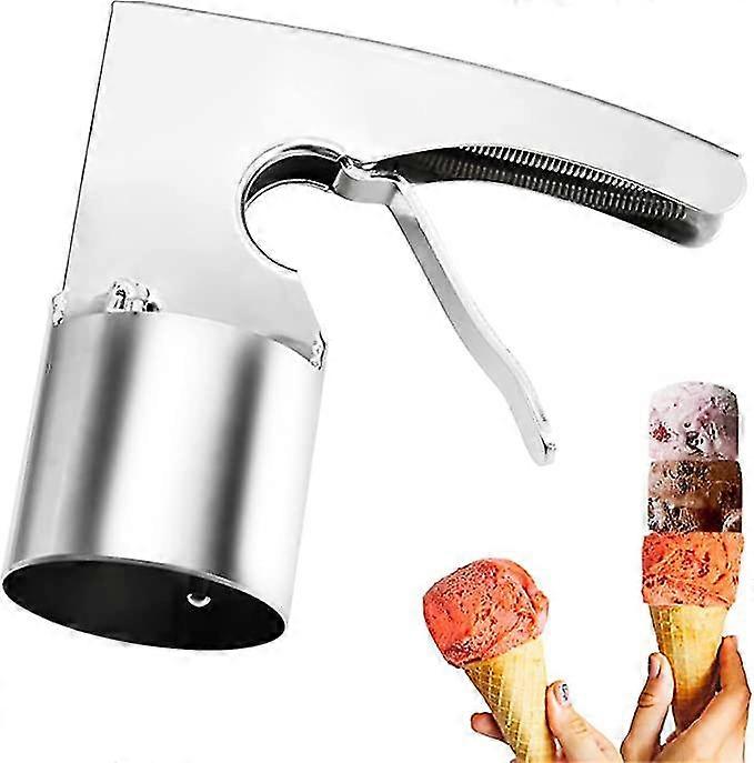 Old Time Ice Cream Scooper, Cylindrical Ice Cream Scoop, Stainless Steel Ice Cream Scoop With Trigger Release, Personalized Ice Cream Scoop, G
