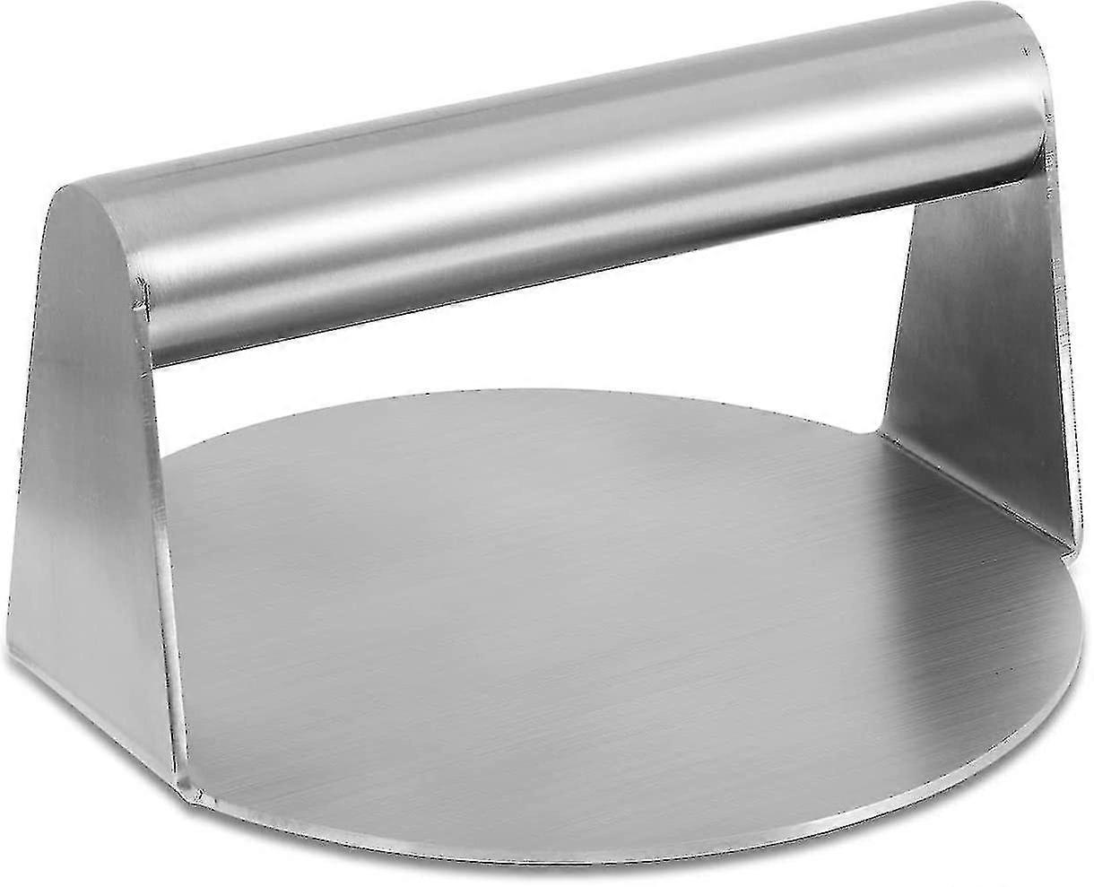 Hamburger Press, Heavy Duty Meat Press 5.51in Stainless Steel Nonstick Hamburger Press Upgraded Version Round Bacon Press Meat Press Press For Panini