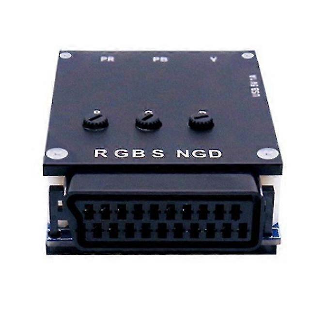 Rgbs scart to ypbpr component transcoder converter retro game console, rgbs to color difference component