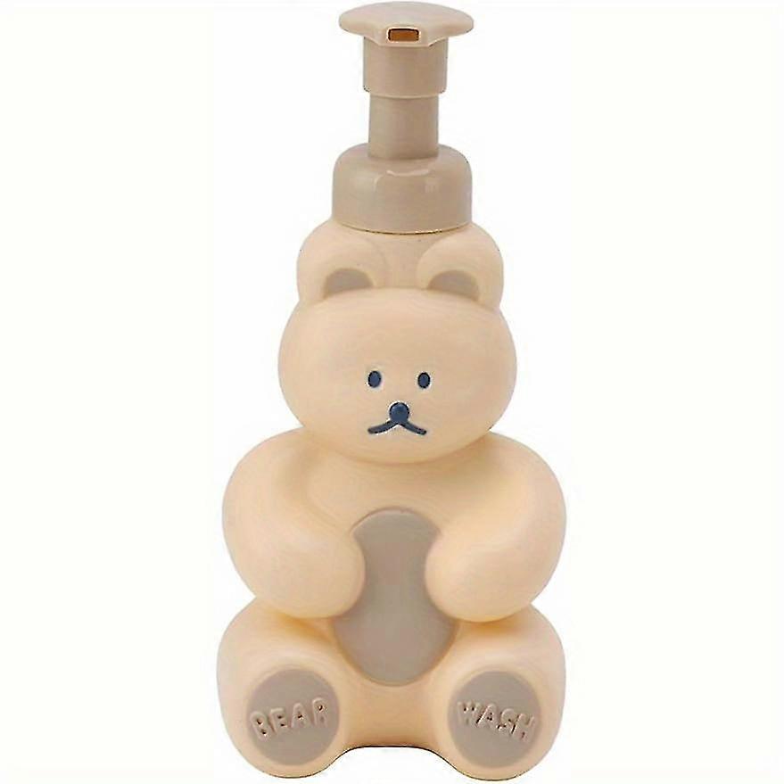 Bear Dávkovač mýdla Láhev Dávkovač pěny Roztomilý šampon Nádoba 500ml