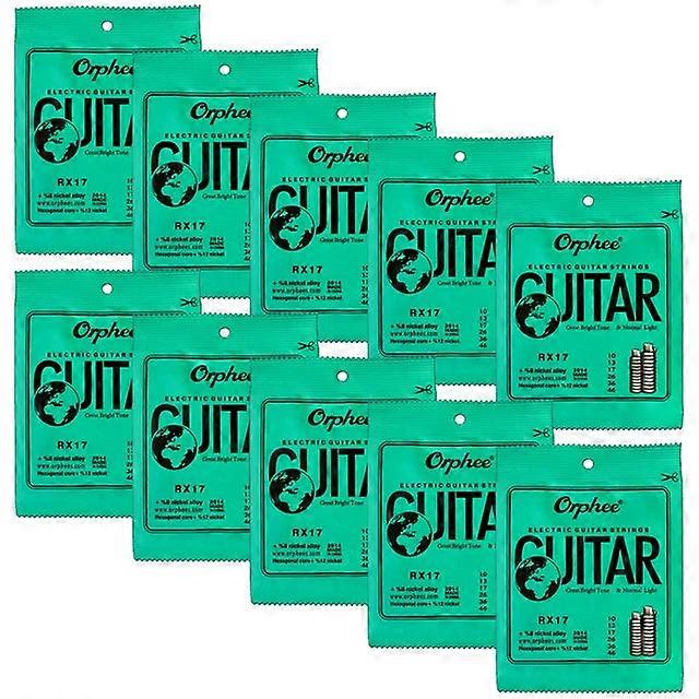 Achieve Long Lasting Tone With Orphee Rx Series Electric Guitar Strings Super Light 9 42 46 11 50 10 Sets
